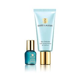 買全向防護輕潤隔離霜送完美煥顏修護精華