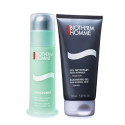 男仕活泉多水保濕露+溫洗