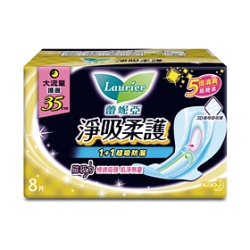 淨吸柔護特長夜用35cm